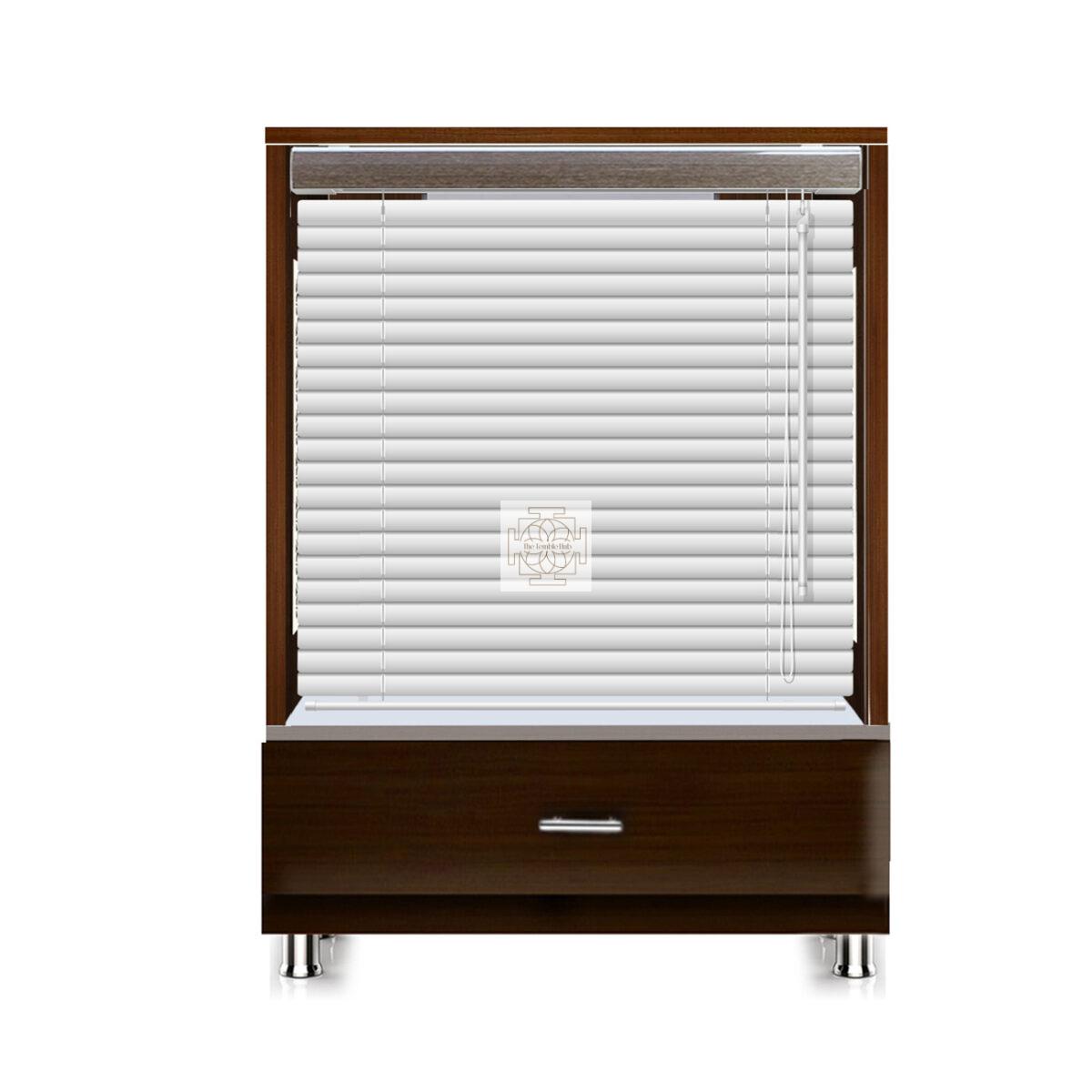 The Temple hub Wooden Temple | Brown Curtain Mandir With LED Light Puja Mandir For Home & Office Decor - Image 2